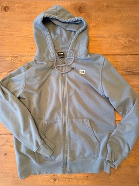 The North Face Men’s Blue Zip-Up Hoodie Jacket
